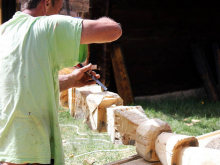 Реконструкција шиљка на капићу- декоративна покривка врха крова