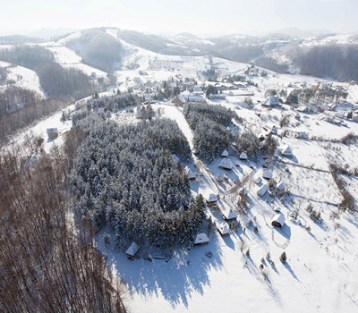 Поглед из ваздуха на "Старо село"