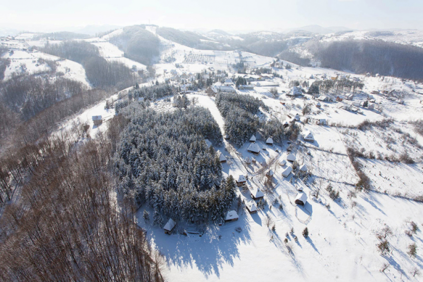 Поглед из ваздуха на "Старо село"